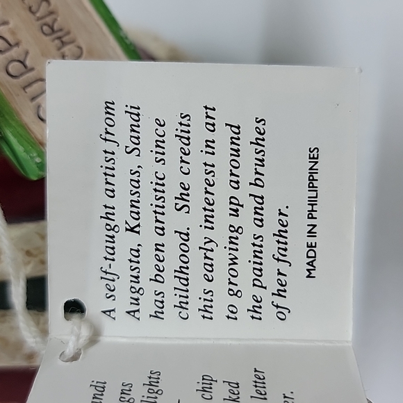 New Christmas Santa Folk Art Figurine - Picture 12 of 13